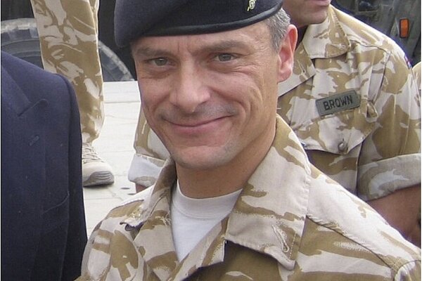 Greg Broadhurst in his Army uniform as a Royal Electrical Mechanical Engineer